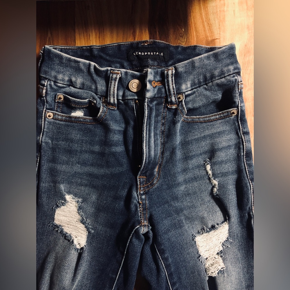 Aeropostale Jeans size 000 (medium wash)